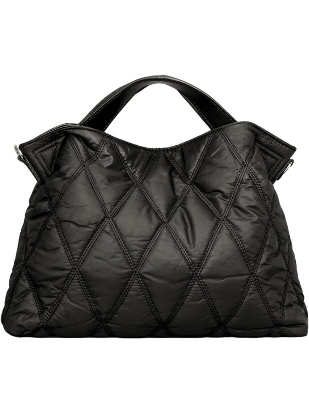 Trendy Lightweight Quilted Tote Bag for Women, Soft Puffer Crossbody Purse